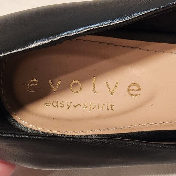 Easy Spirit‎ Women's Size 6.5W Black Evolve Robin Pump Slip On Block Heel - Picture 5 of 8